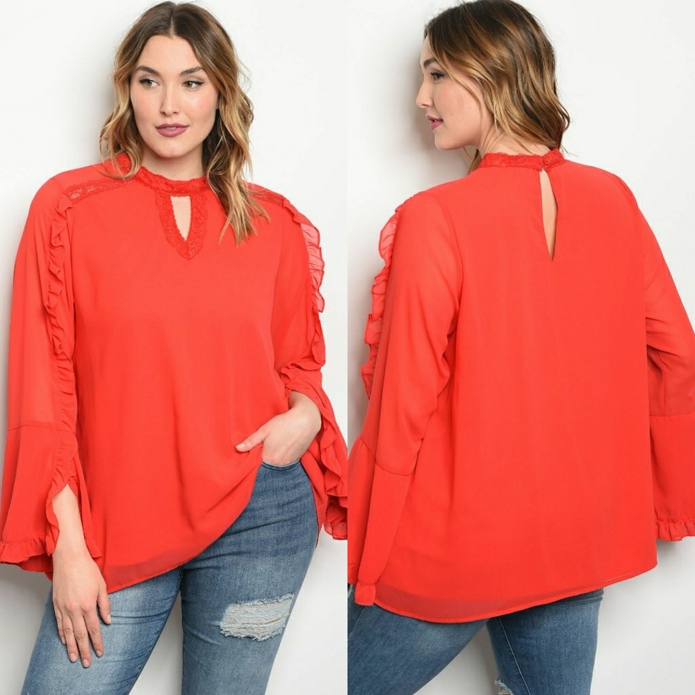 Never loved you more top-Red